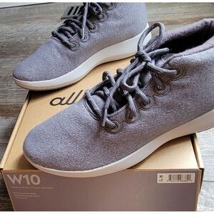 Allbirds Mizzle Runner-Up High‎ Top Sneaker Grey Women's Size US 10 Merino Wool